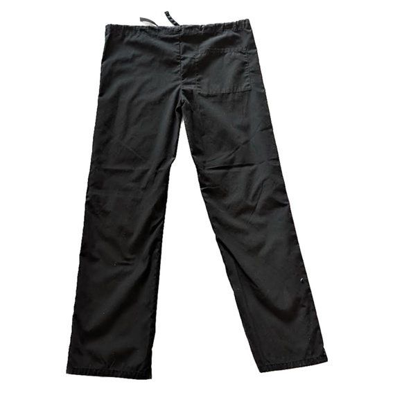 Scrubstar black drawstring pants scrubs size xs - Picture 1 of 3